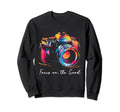 Photographer Focus Good Camera Sweatshirt - Trendy Graphic Unisex - T-Shirt, Sweatshirt, Hoodie
