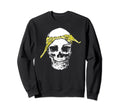 Hiphop Skull Yellow Do Rag Bandana Sweatshirt - Minimalist Print Men Women - T-Shirt, Sweatshirt, Hoodie