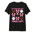 Baseball Player Mom Coquette Bow Hit T-Shirt - Custom Art Print for Adults - T-Shirt, Sweatshirt, Hoodie