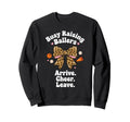 Busy Raising Ballers Arrive Cheer Leave Sweatshirt - Unique Graphic Unisex - T-Shirt, Sweatshirt, Hoodie