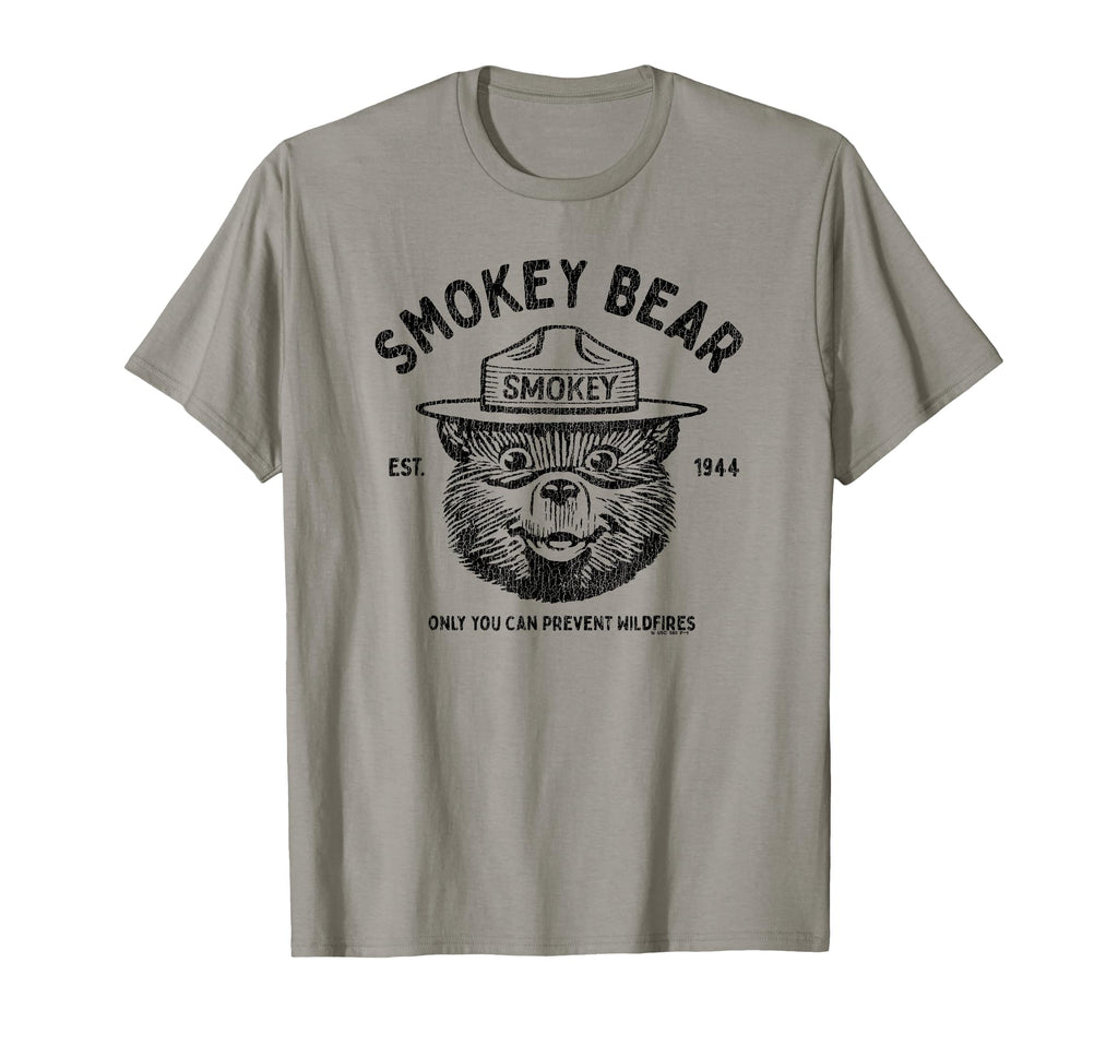 Smokey Bear Logo Only You Can Prevent T-Shirt - Novelty Apparel Unisex - T-Shirt, Sweatshirt, Hoodie