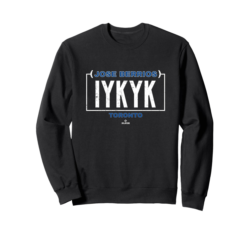 Iykyk Jose Berrios Toronto Baseball Sweatshirt - Unique Graphic for Adults - T-Shirt, Sweatshirt, Hoodie