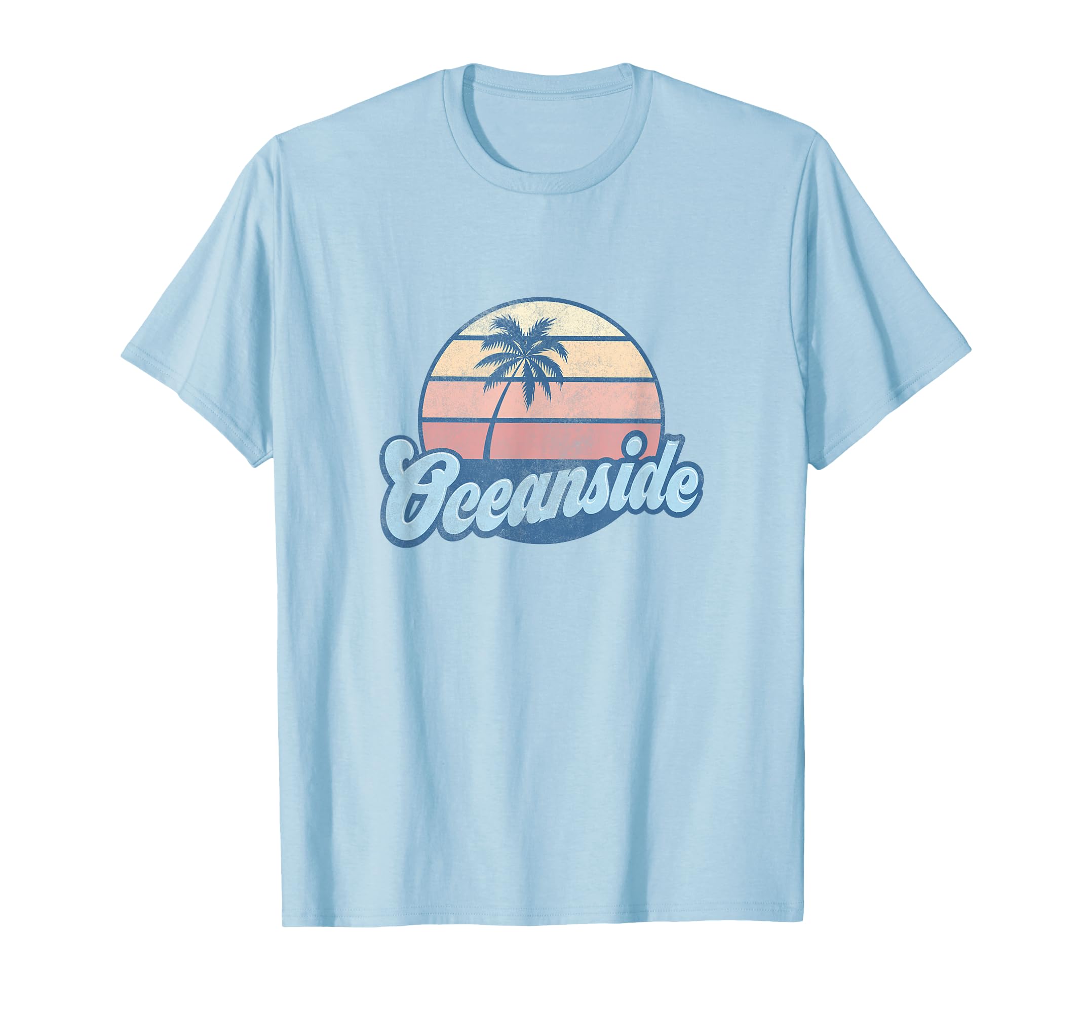 Oceanside California Ca 70S Surfer T-Shirt - Trendy Graphic Unisex - T-Shirt, Sweatshirt, Hoodie