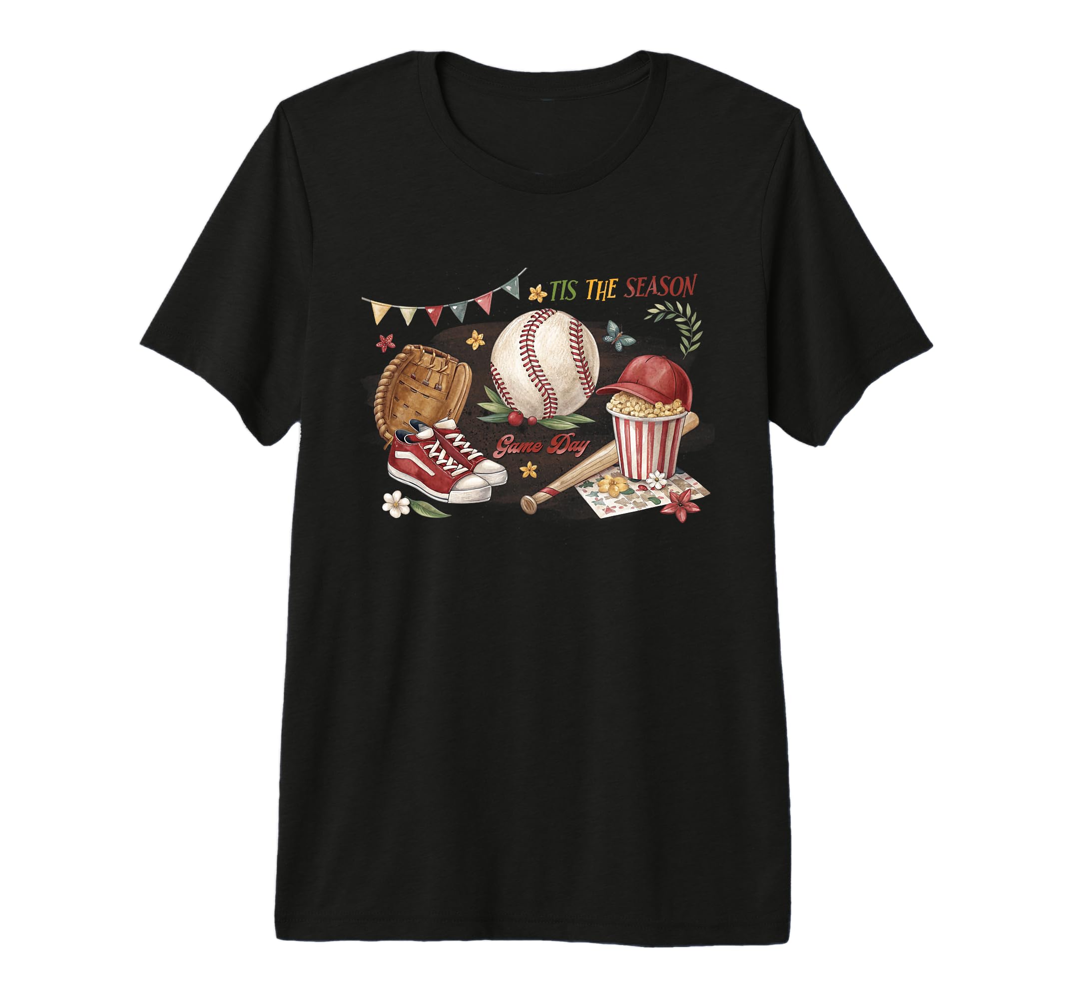 Tis Season Baseball Gameday Cheer Mom T-Shirt - Streetwear Style Unisex - T-Shirt, Sweatshirt, Hoodie