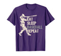 Eat Sleep Baseball Repeat Funny T-Shirt - Streetwear Style for Adults - T-Shirt, Sweatshirt, Hoodie