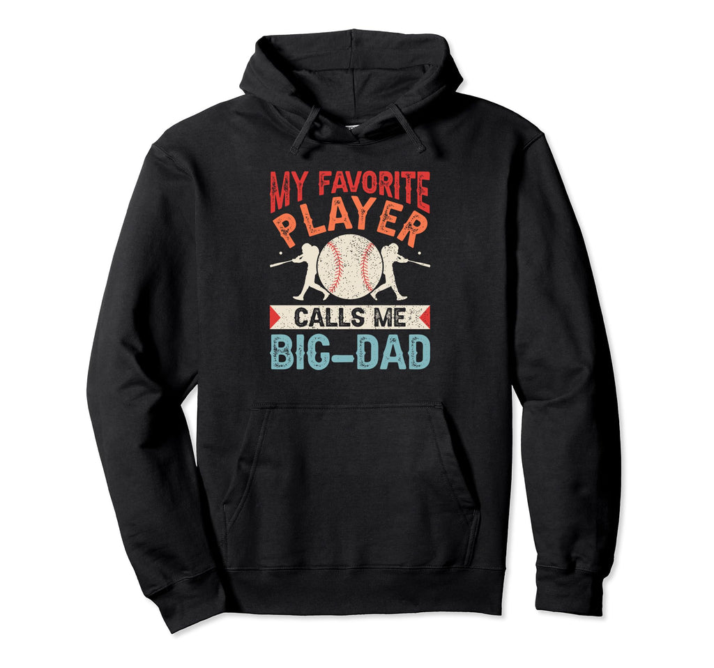 My Favorite Baseball Player Calls Me Hoodie - Minimalist Print for Adults - T-Shirt, Sweatshirt, Hoodie