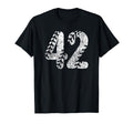 Baseball Softball Mom 42 Number 42 T-Shirt - Graphic Print Men Women - T-Shirt, Sweatshirt, Hoodie