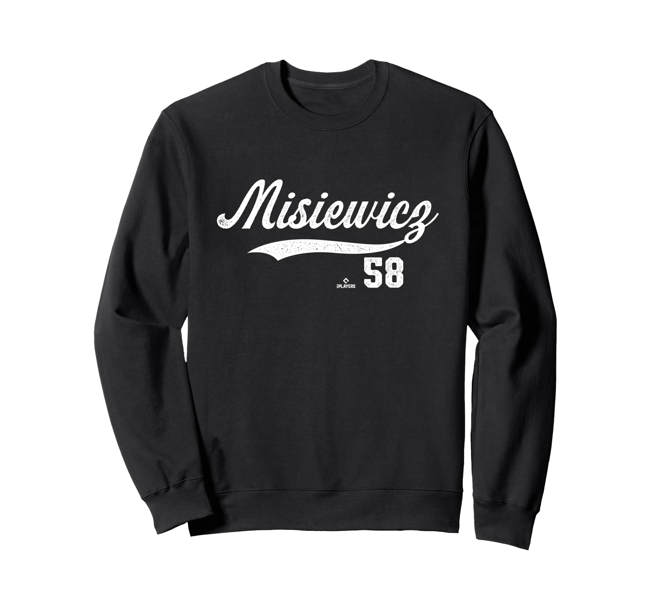Distressed Swoosh Anthony Sweatshirt - Minimalist Print for Adults - T-Shirt, Sweatshirt, Hoodie