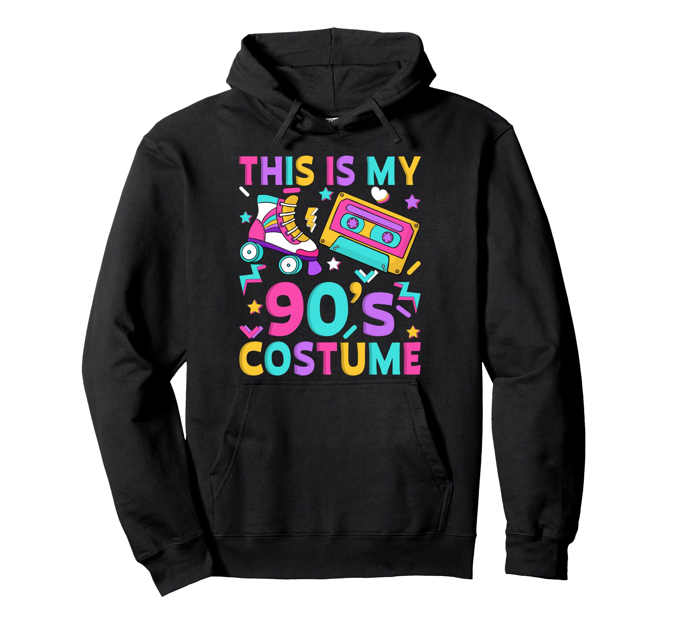 This Is My 90S Costume Cassette Tape Hoodie - Casual Everyday Wear Unisex - T-Shirt, Sweatshirt, Hoodie