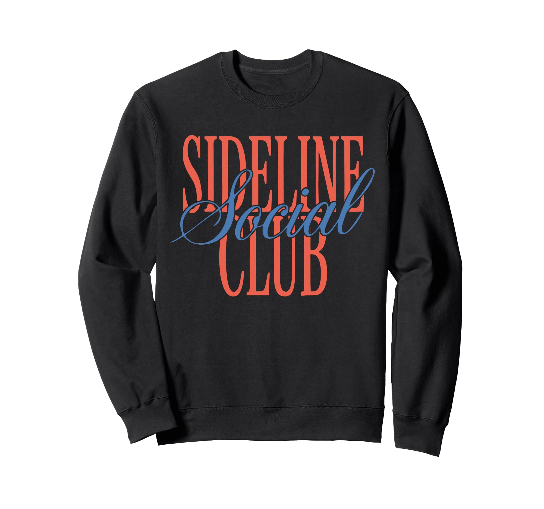 Sideline Social Club Baseball Soccer Sweatshirt - Unique Graphic Men Women - T-Shirt, Sweatshirt, Hoodie
