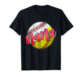 Baseball Softball Nana Softball T-Shirt - Minimalist Print Men Women - T-Shirt, Sweatshirt, Hoodie
