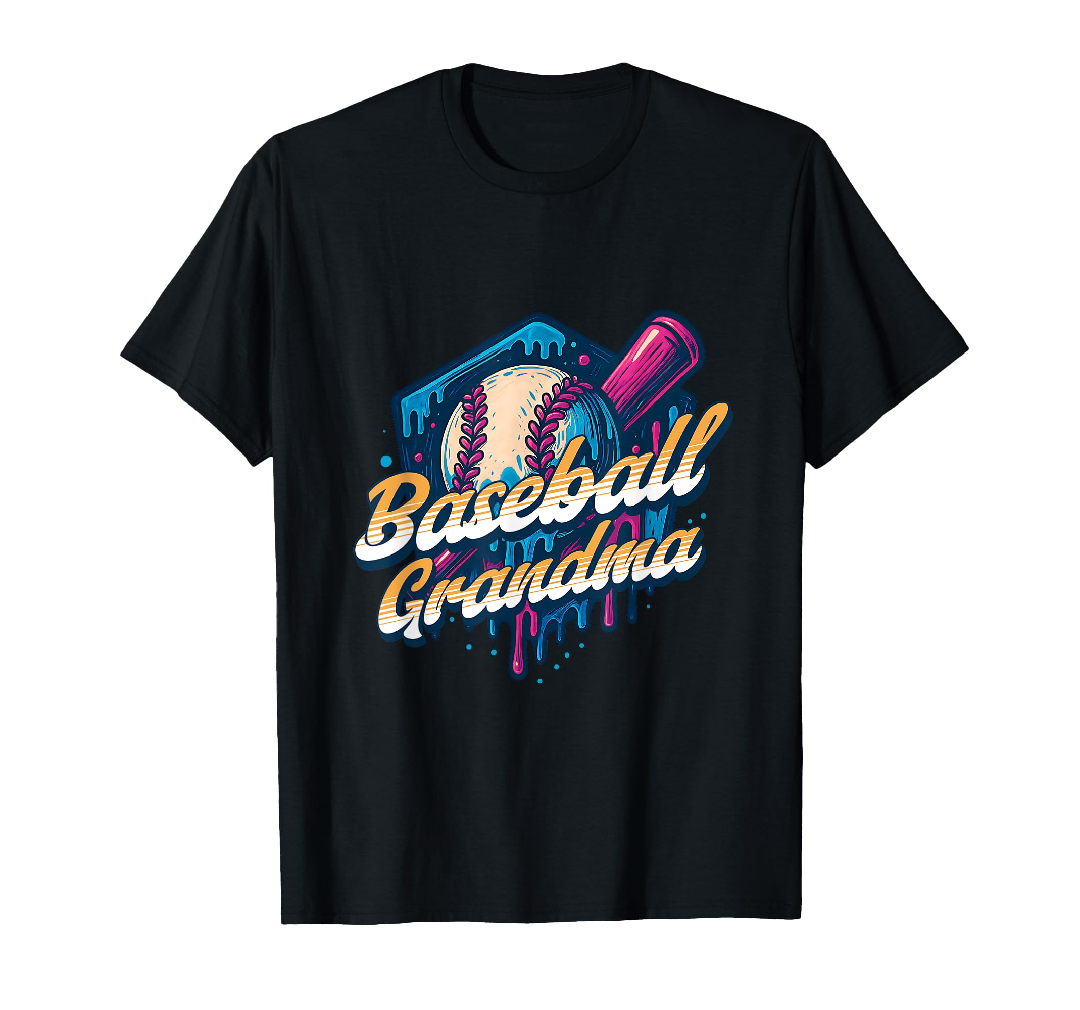 Baseball Grandma Birthday Baseball T-Shirt - Custom Art Print for Adults - T-Shirt, Sweatshirt, Hoodie