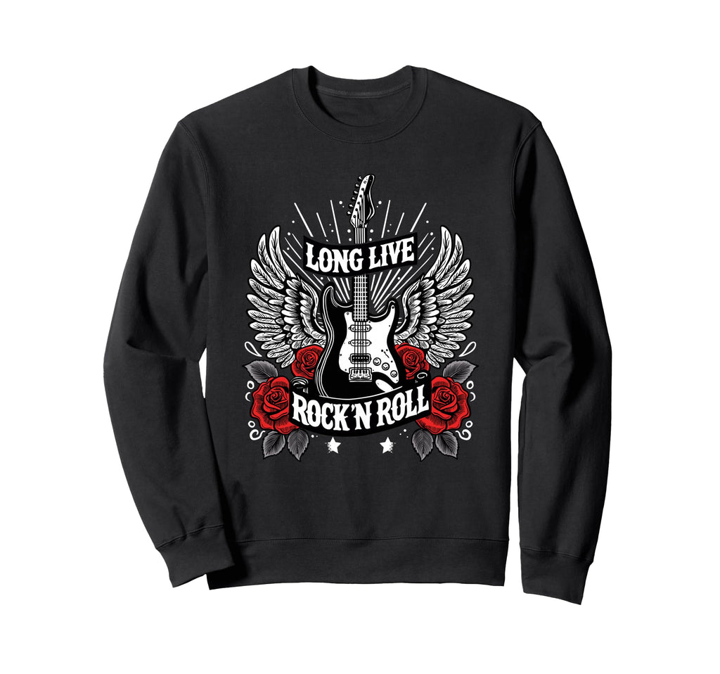 Long Live Rock And Roll Rock Roll Sweatshirt - Novelty Apparel for Adults - T-Shirt, Sweatshirt, Hoodie