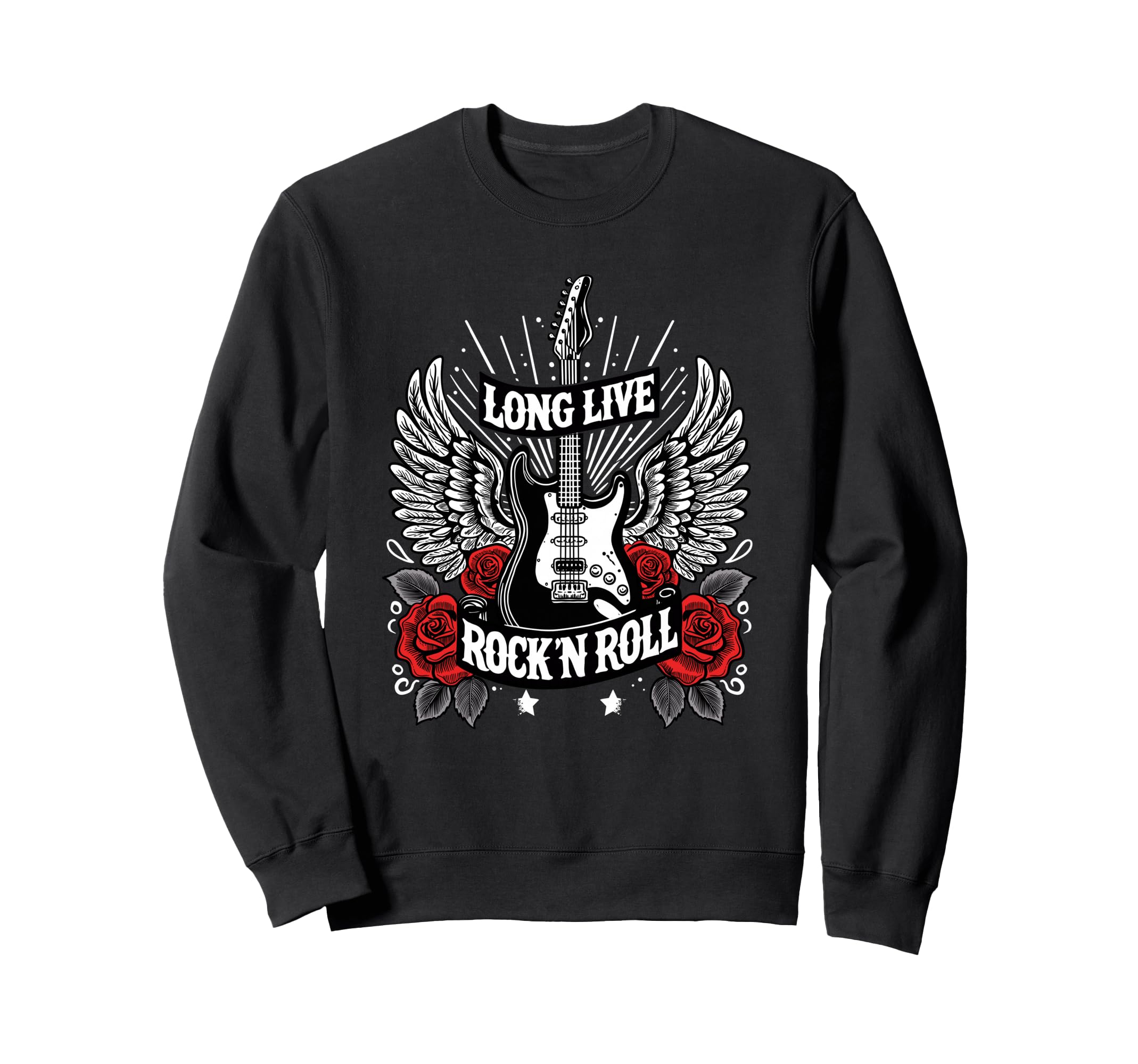 Long Live Rock And Roll Rock Roll Sweatshirt - Novelty Apparel for Adults - T-Shirt, Sweatshirt, Hoodie
