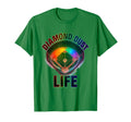 Diamond Dust Life Baseball Mom T-Shirt - Aesthetic Graphic for Adults - T-Shirt, Sweatshirt, Hoodie