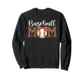Baseball Mom Headband Leopard Sweatshirt - Novelty Apparel for Adults - T-Shirt, Sweatshirt, Hoodie