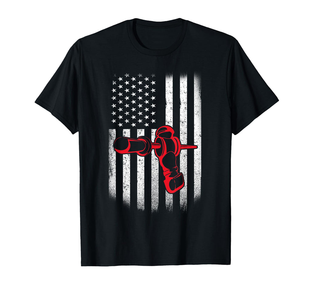 Distressed American Flag Patriotic T-Shirt - Novelty Apparel Unisex - T-Shirt, Sweatshirt, Hoodie