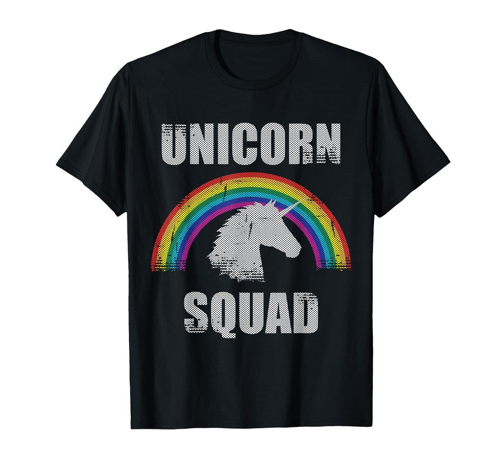 Unicorn Squad Rainbow Unicorn Gift T-Shirt - Unique Graphic for Adults - T-Shirt, Sweatshirt, Hoodie