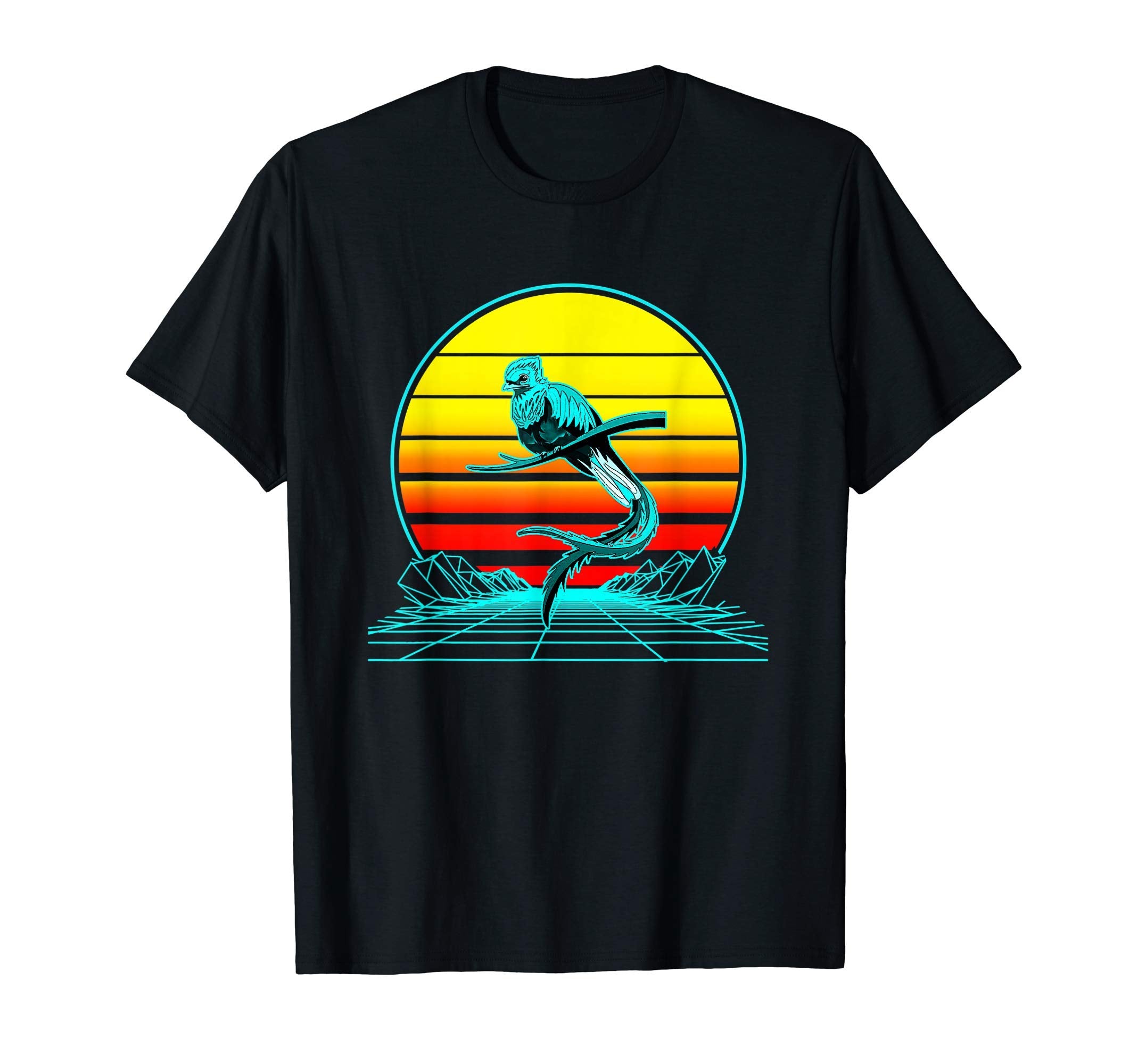 Sunset Quetzal T-Shirt - Unique Graphic for Adults - T-Shirt, Sweatshirt, Hoodie