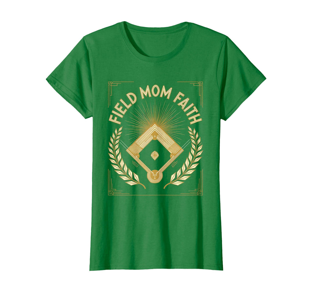 Field Mom Faith Baseball Mom T-Shirt - Aesthetic Graphic Unisex - T-Shirt, Sweatshirt, Hoodie