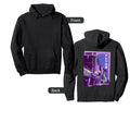 Japanese City Dark Aesthetic Vaporwave Hoodie - Novelty Apparel for Adults - T-Shirt, Sweatshirt, Hoodie