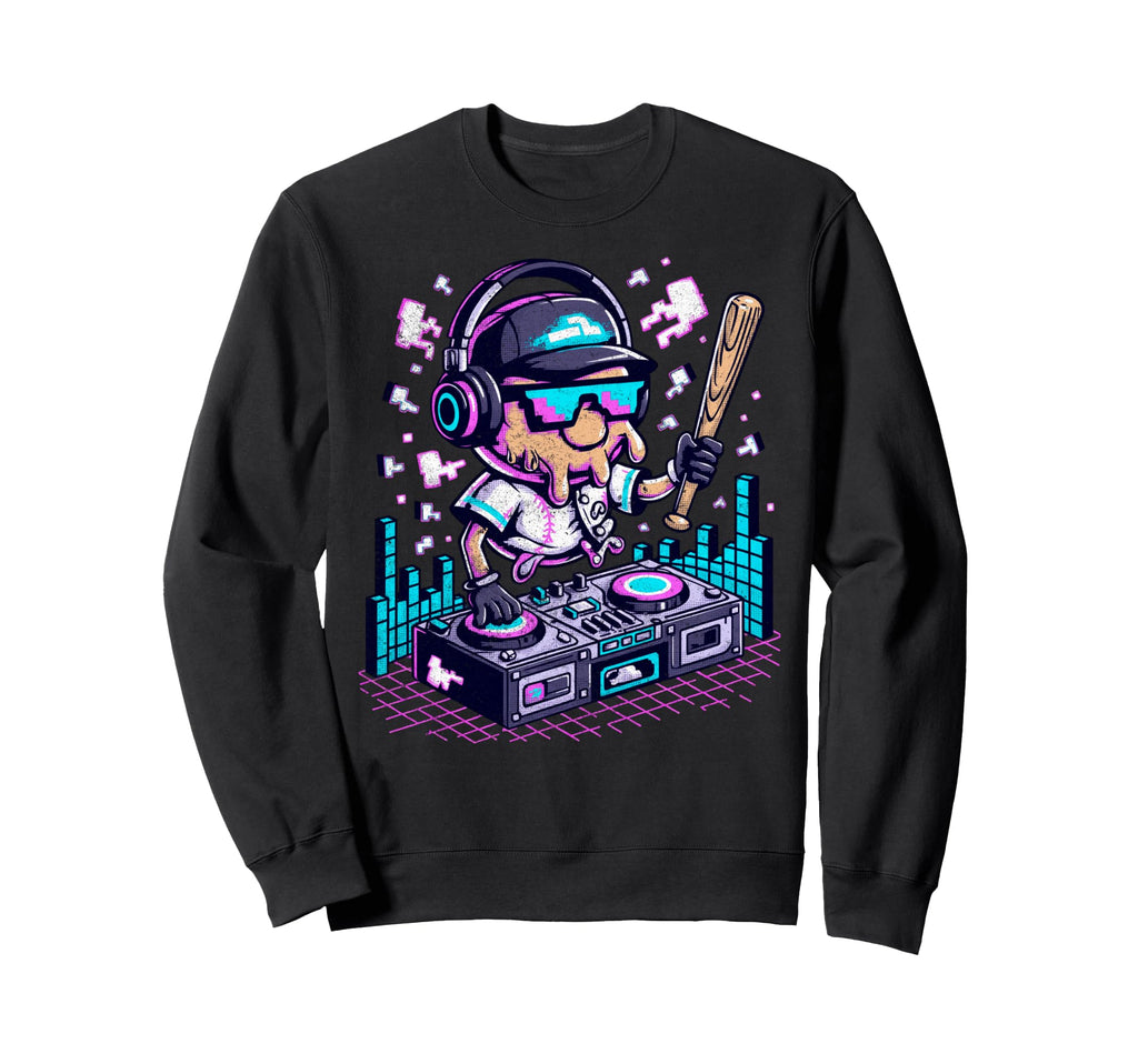 Baseball Drip Gamer Gifts T-Shirt - Novelty Apparel for Adults - T-Shirt, Sweatshirt, Hoodie