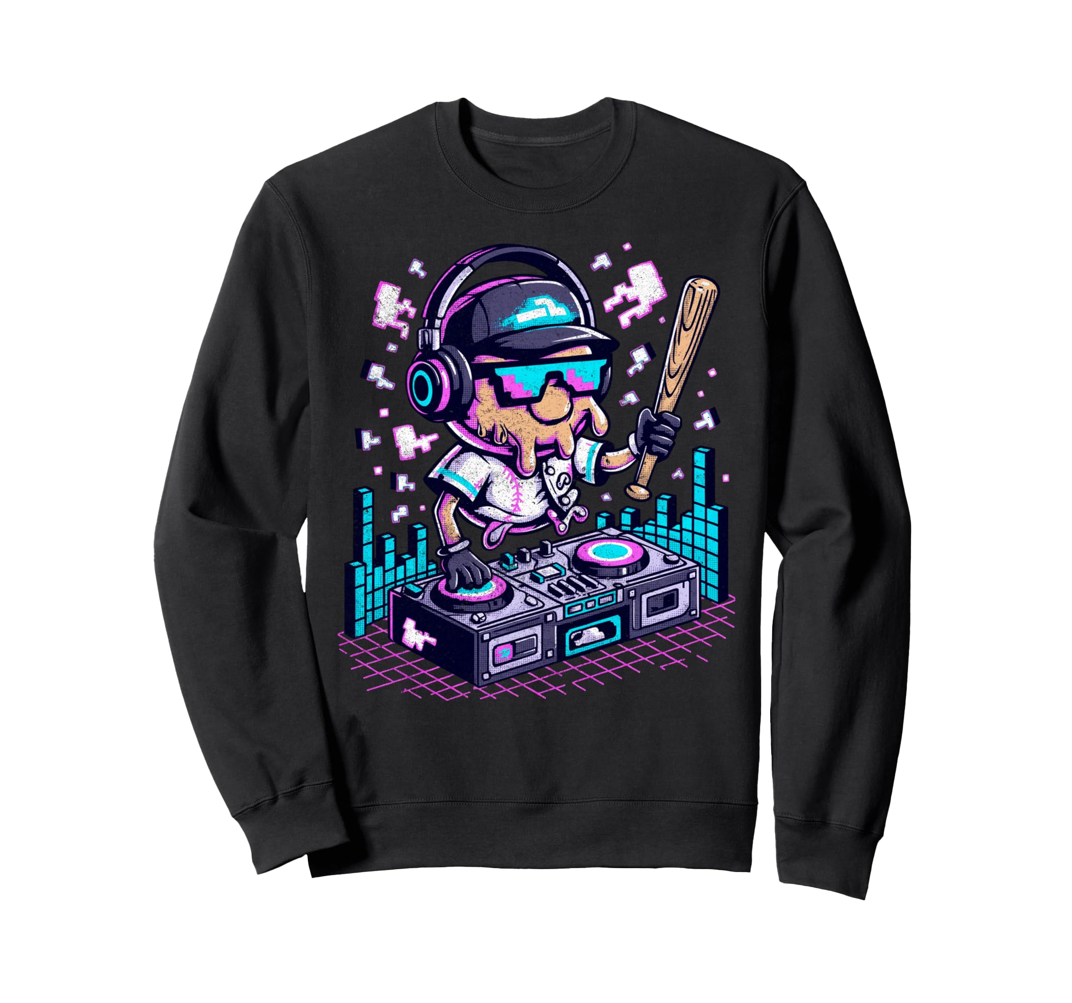 Baseball Drip Gamer Gifts T-Shirt - Novelty Apparel for Adults - T-Shirt, Sweatshirt, Hoodie