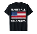 Baseball Grandpa Usa Flag T-Shirt - Casual Everyday Wear Men Women - T-Shirt, Sweatshirt, Hoodie
