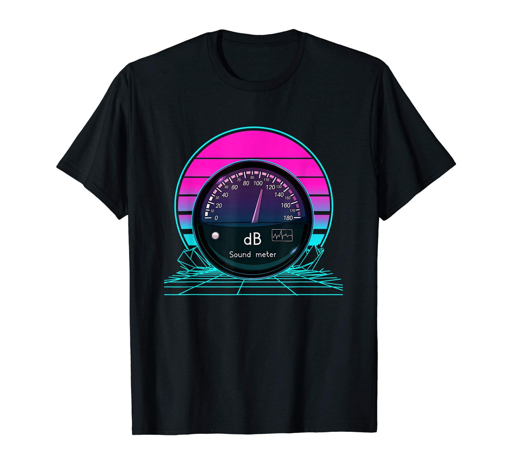 Sunset Decibel Meter T-Shirt - Fun Novelty Design Men Women - T-Shirt, Sweatshirt, Hoodie