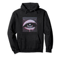 Synthwave Vaporwave Aesthetic Sad Eye Hoodie - Streetwear Style Men Women - T-Shirt, Sweatshirt, Hoodie