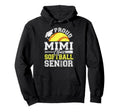 Proud Mimi 2026 Senior Softball Graduate Hoodie - Custom Art Print Unisex - T-Shirt, Sweatshirt, Hoodie