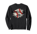 Distressed Baseball Mom Sweatshirt - Novelty Apparel Unisex - T-Shirt, Sweatshirt, Hoodie