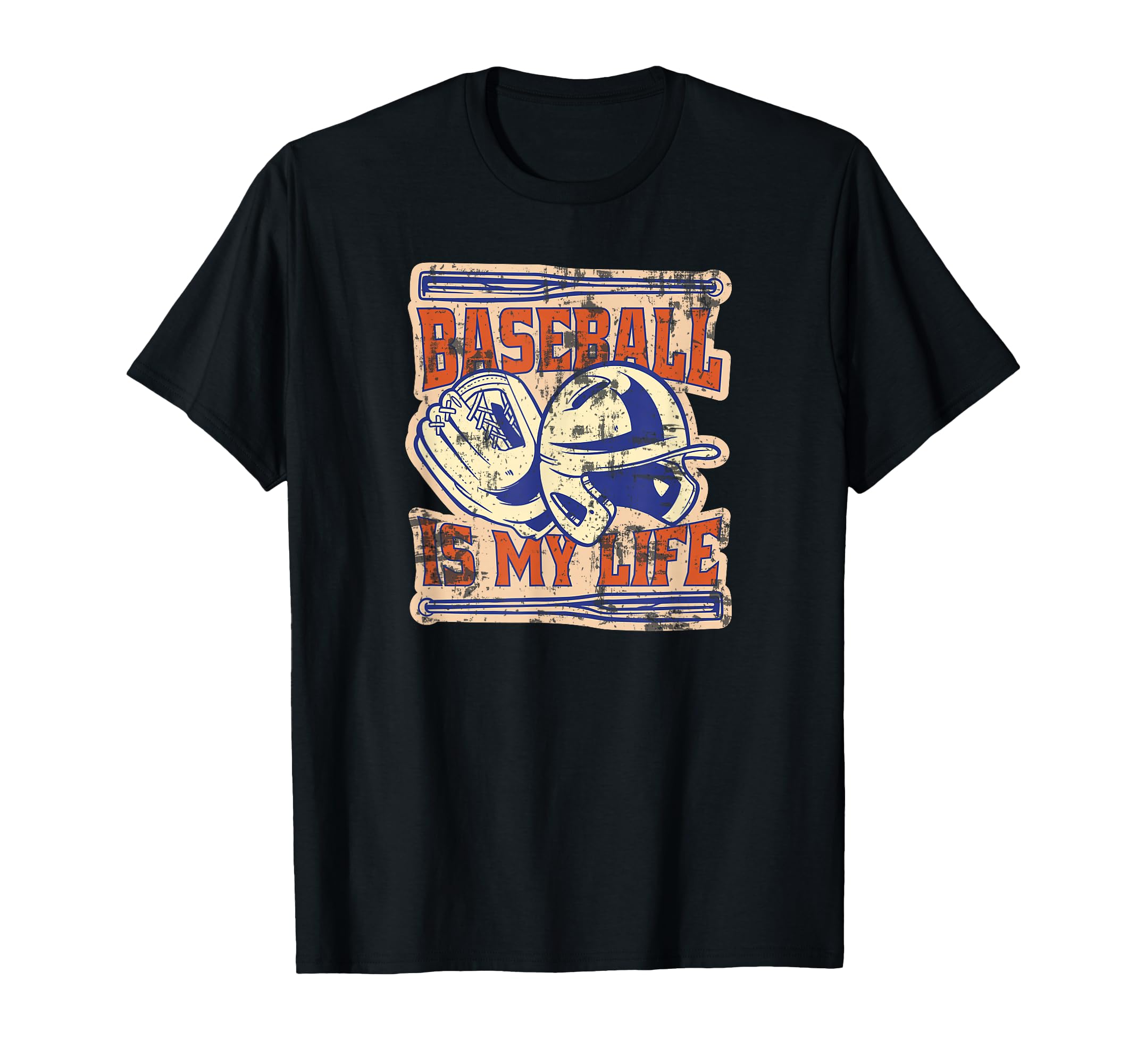 Baseball Baseball Is My Life T-Shirt - Casual Everyday Wear Unisex - T-Shirt, Sweatshirt, Hoodie