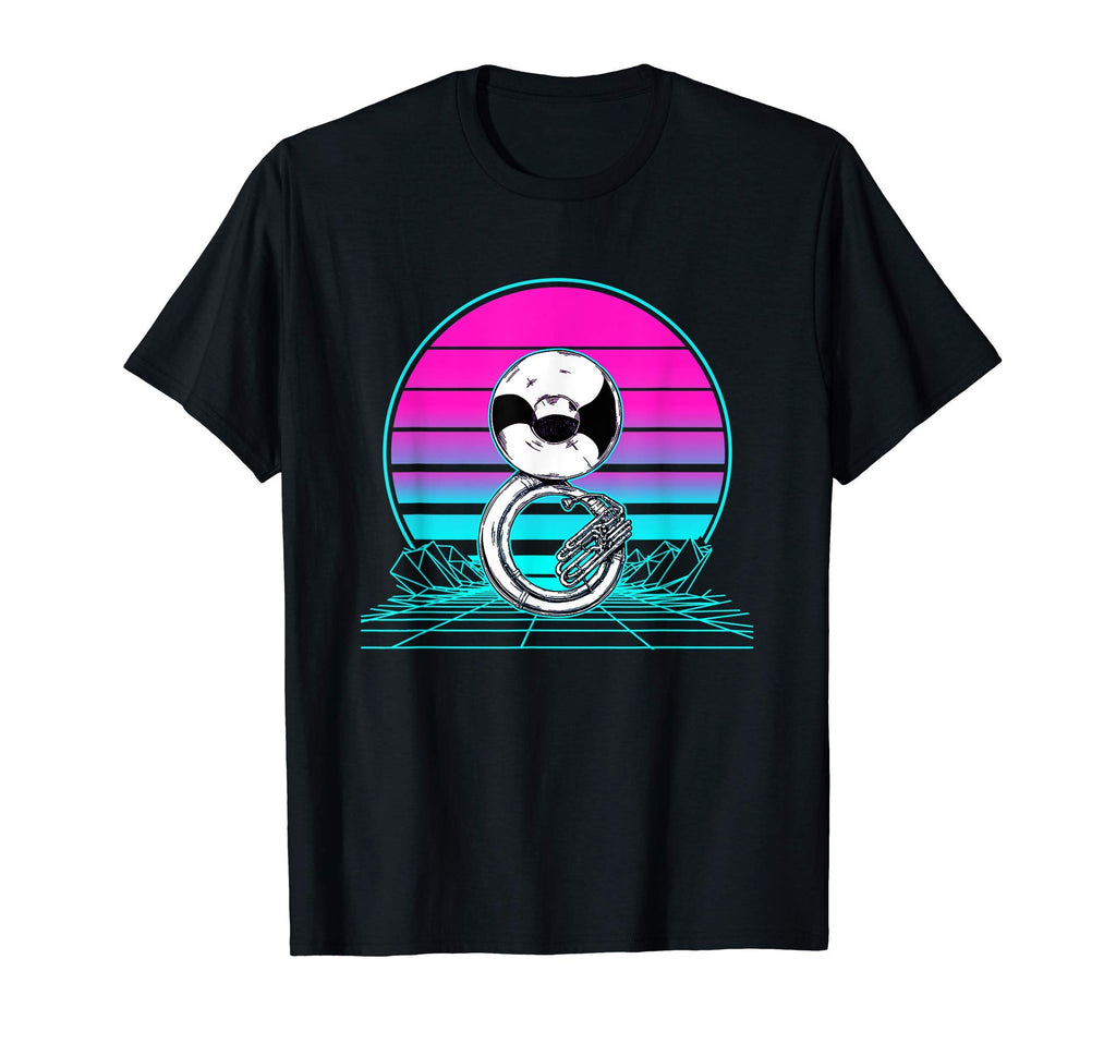 Sunset Sousaphone Tuba T-Shirt - Fun Novelty Design Men Women - T-Shirt, Sweatshirt, Hoodie