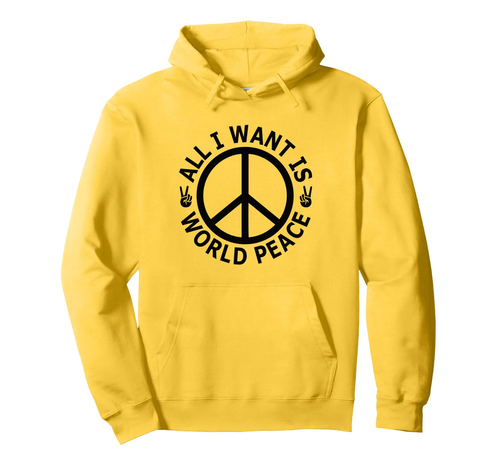 Peace Sign World Peace Boho Aesthetic Hoodie - Unique Graphic Men Women - T-Shirt, Sweatshirt, Hoodie