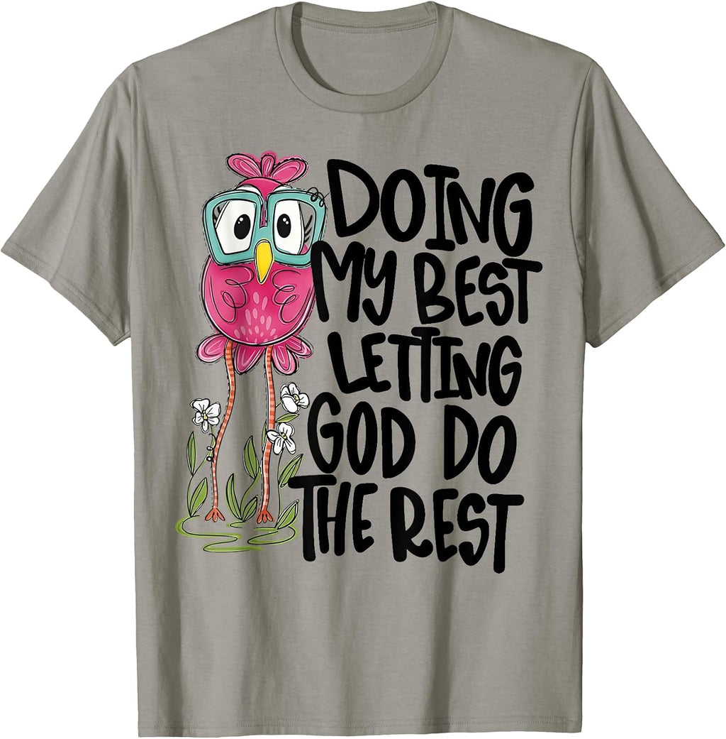Doing My Best Letting God Do The Rest Merch Co. - Adult & Kids T-Shirts, Sweatshirts & Hoodies apparel design preview 1