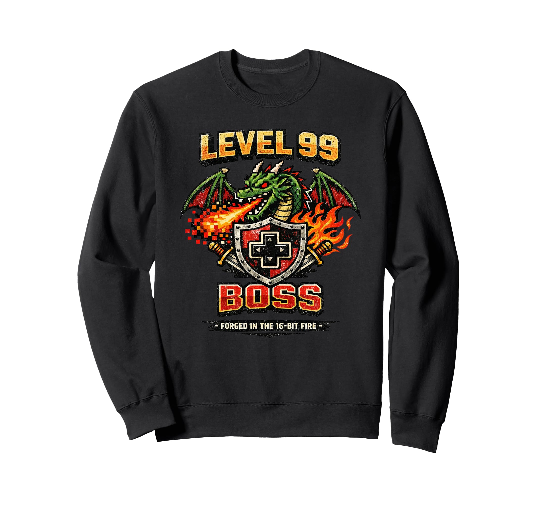 Gamer Funny 80S Arcade Sweatshirt - Minimalist Print for Adults - T-Shirt, Sweatshirt, Hoodie