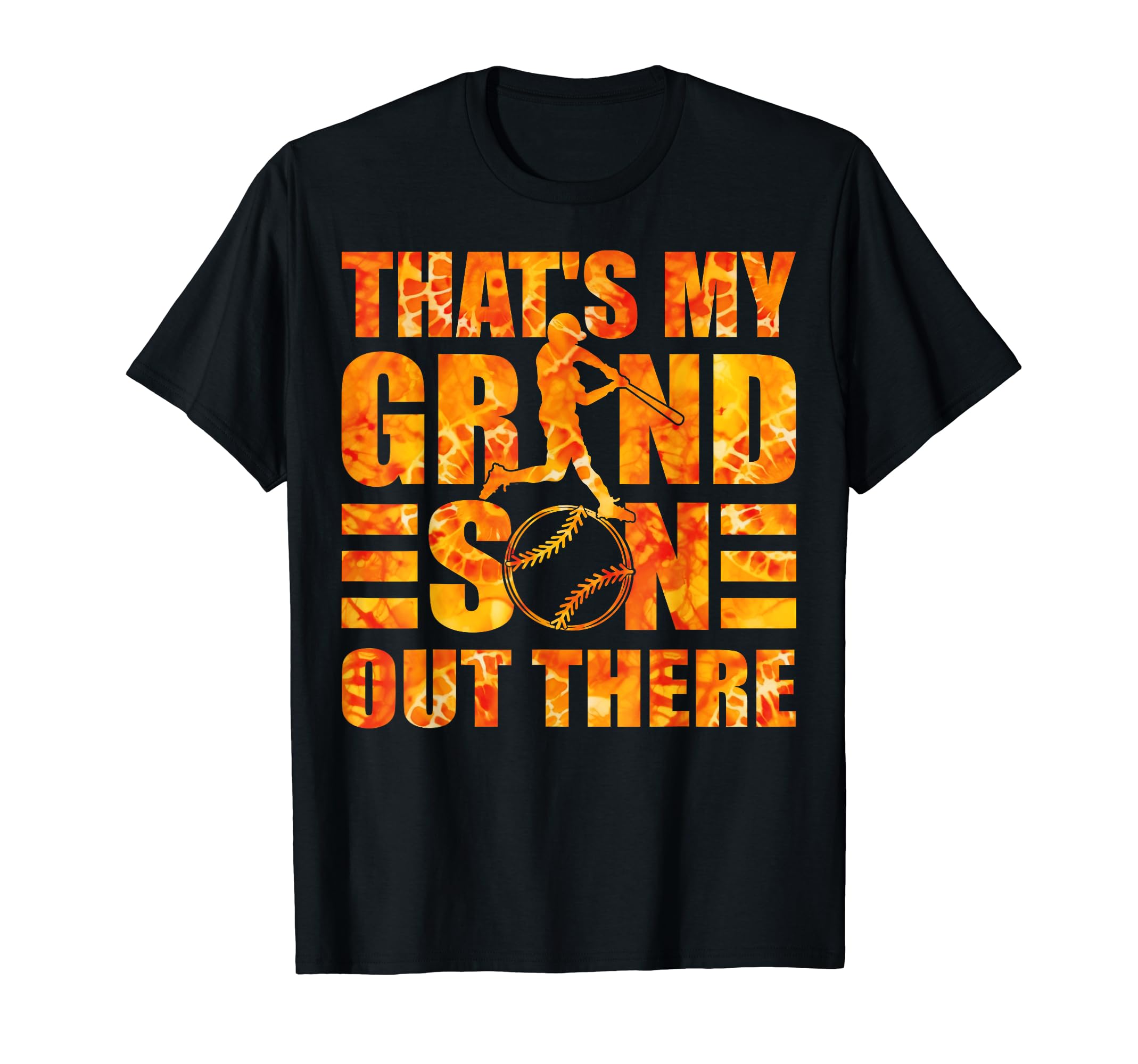 Thats My Grandson Out There Baseball T-Shirt - Custom Art Print for Adults - T-Shirt, Sweatshirt, Hoodie