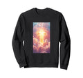 Gothic Cross Grunge Aesthetic Y2K Sweatshirt - Graphic Print for Adults - T-Shirt, Sweatshirt, Hoodie