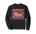 Cheer Mom Bow Cheerleading Game Sweatshirt - Minimalist Print for Adults - T-Shirt, Sweatshirt, Hoodie