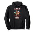 Davy Crockett Texas Alamo Cowboy Hoodie - Custom Art Print Men Women - T-Shirt, Sweatshirt, Hoodie