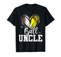 Ball Uncle Heart Baseball Softball Hoodie - Aesthetic Graphic for Adults - T-Shirt, Sweatshirt, Hoodie