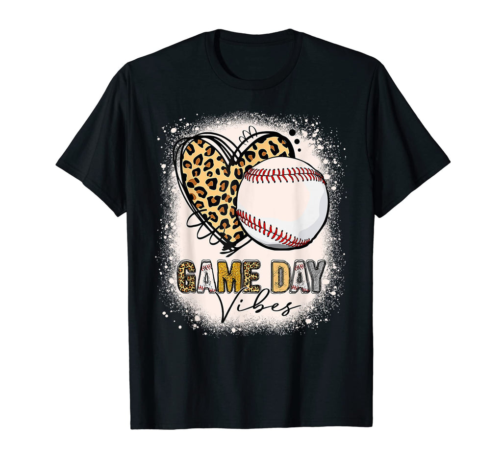 Bleached Baseball Mom Game Day T-Shirt - Fun Novelty Design Men Women - T-Shirt, Sweatshirt, Hoodie
