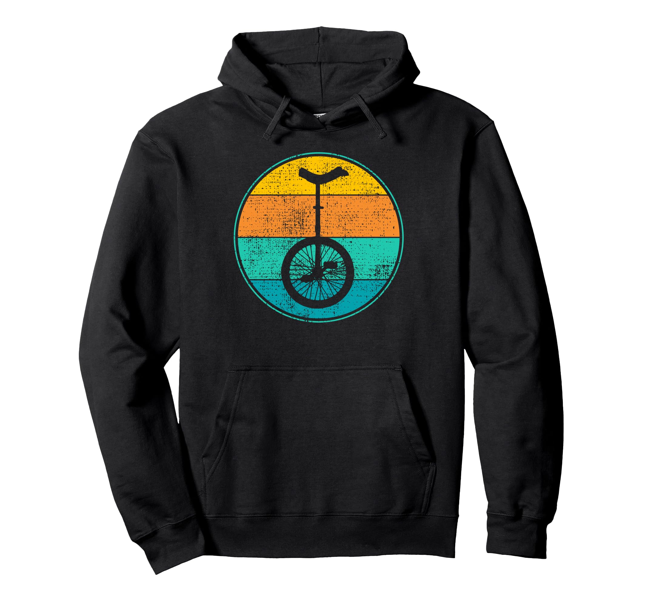 Unicycle 70S Gift Hoodie - Custom Art Print Unisex - T-Shirt, Sweatshirt, Hoodie