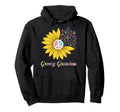 Granny Hippie Groovy Grandma Funny Hoodie - Novelty Apparel Men Women - T-Shirt, Sweatshirt, Hoodie