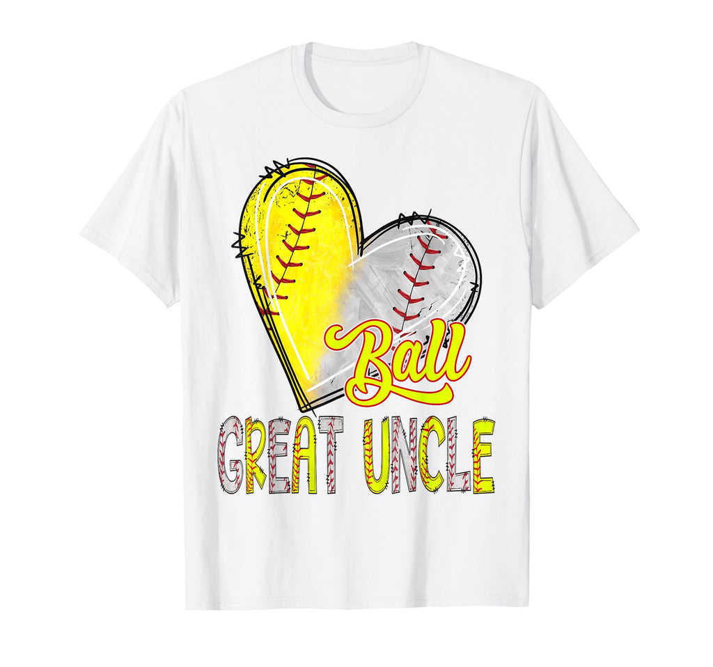 Great Uncle Both Baseball Softball T-Shirt - Custom Art Print for Adults - T-Shirt, Sweatshirt, Hoodie