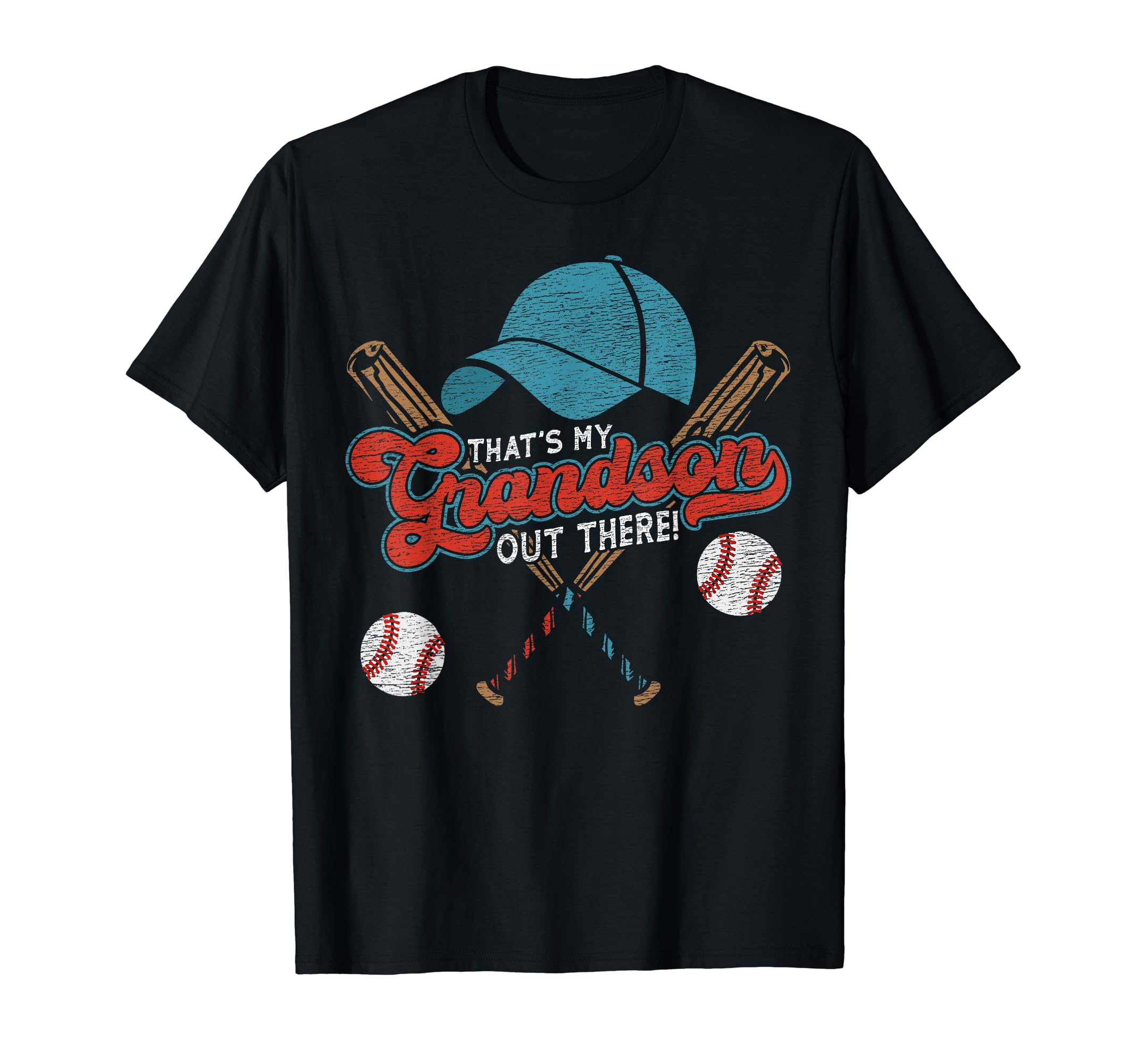 Thats My Grandson Out There Baseball T-Shirt - Custom Art Print Unisex - T-Shirt, Sweatshirt, Hoodie