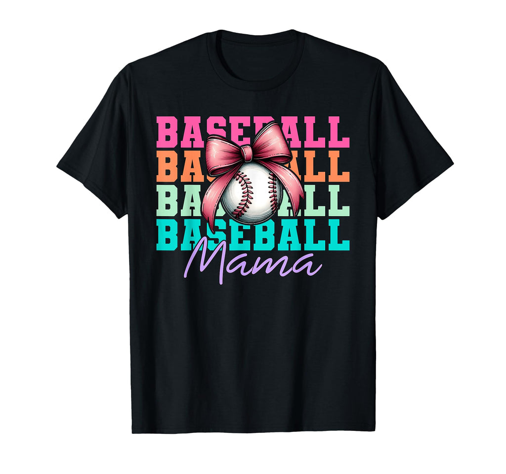 Baseball Mama Baseball Mom Mothers T-Shirt - Aesthetic Graphic for Adults - T-Shirt, Sweatshirt, Hoodie