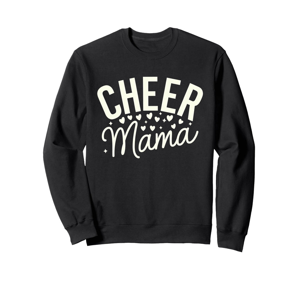 Cheer Mom Mother Bow Cheerleader Game Sweatshirt - Minimalist Print Unisex - T-Shirt, Sweatshirt, Hoodie