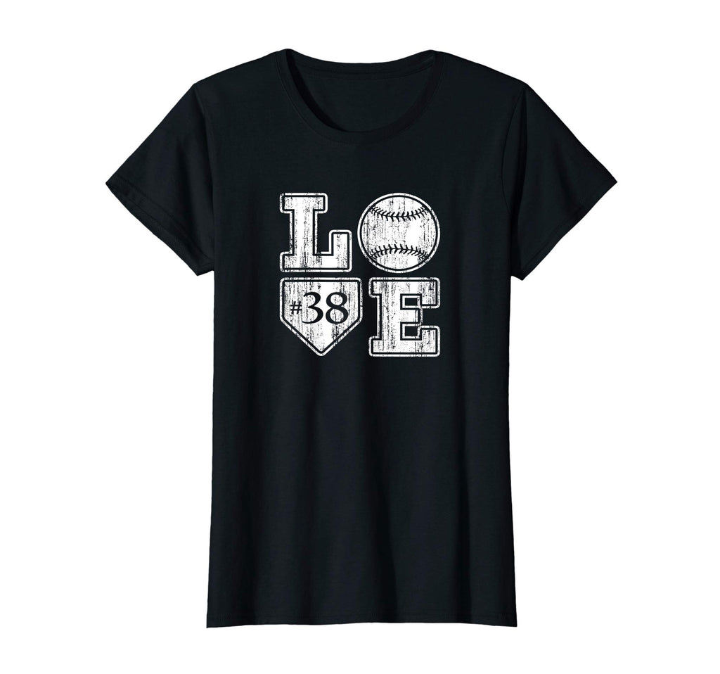 Womens Love Baseball Softball Mom T-Shirt - Fun Novelty Design for Adults - T-Shirt, Sweatshirt, Hoodie
